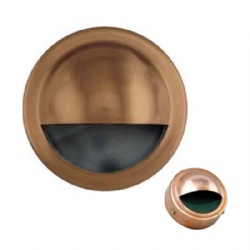 Copper Step Lights with Large Eyelid