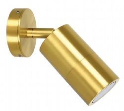 Polished Brass Single Adjustable Spot Lights