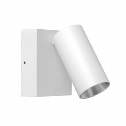 Aluminium White Reno Single Adjustable Spot Lights