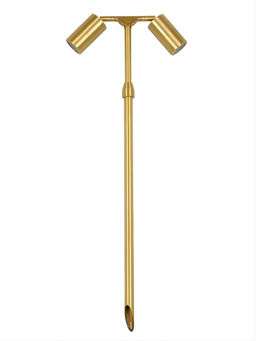 Solid Brass Garden Spike Light