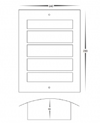316 Stainless Steel Decorative Wall Light