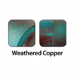 Solid Copper Up & Down Wall Pillar Lights