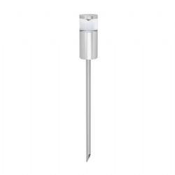 Perspex Lens Titanium Aluminium Garden Spike Light