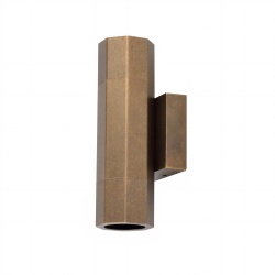 aged-brass-up--down-wall-pillar-lights
