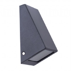 Aluminium Black Wedge Wall Light